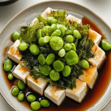 Japanese Cold Tofu Salad