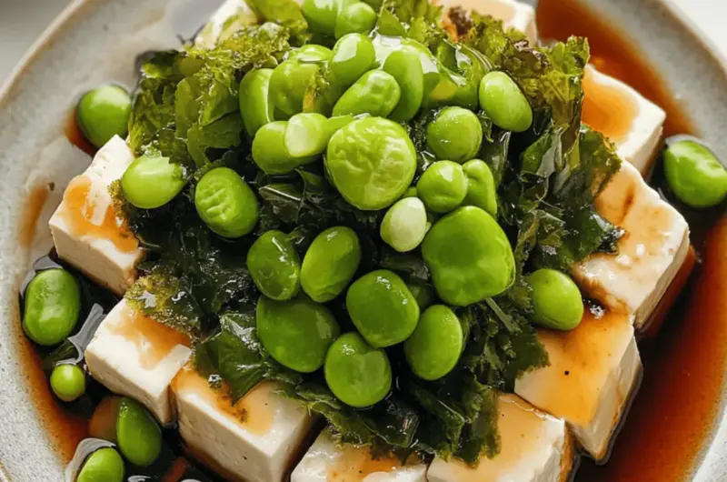 Japanese Cold Tofu Salad