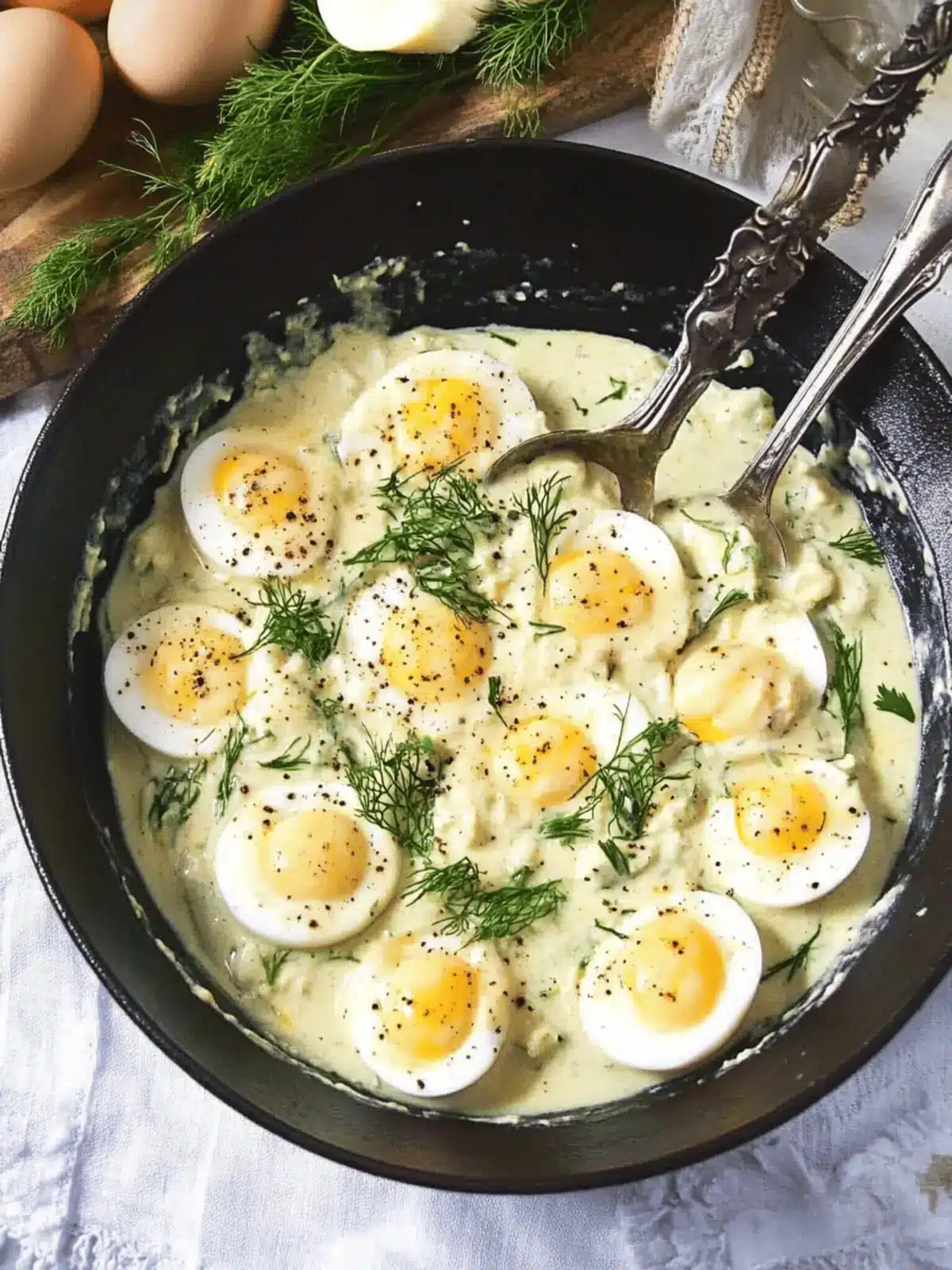 Savor German Eggs in Mustard Sauce for a Cozy Meal Delight 2 German Eggs in Mustard Sauce