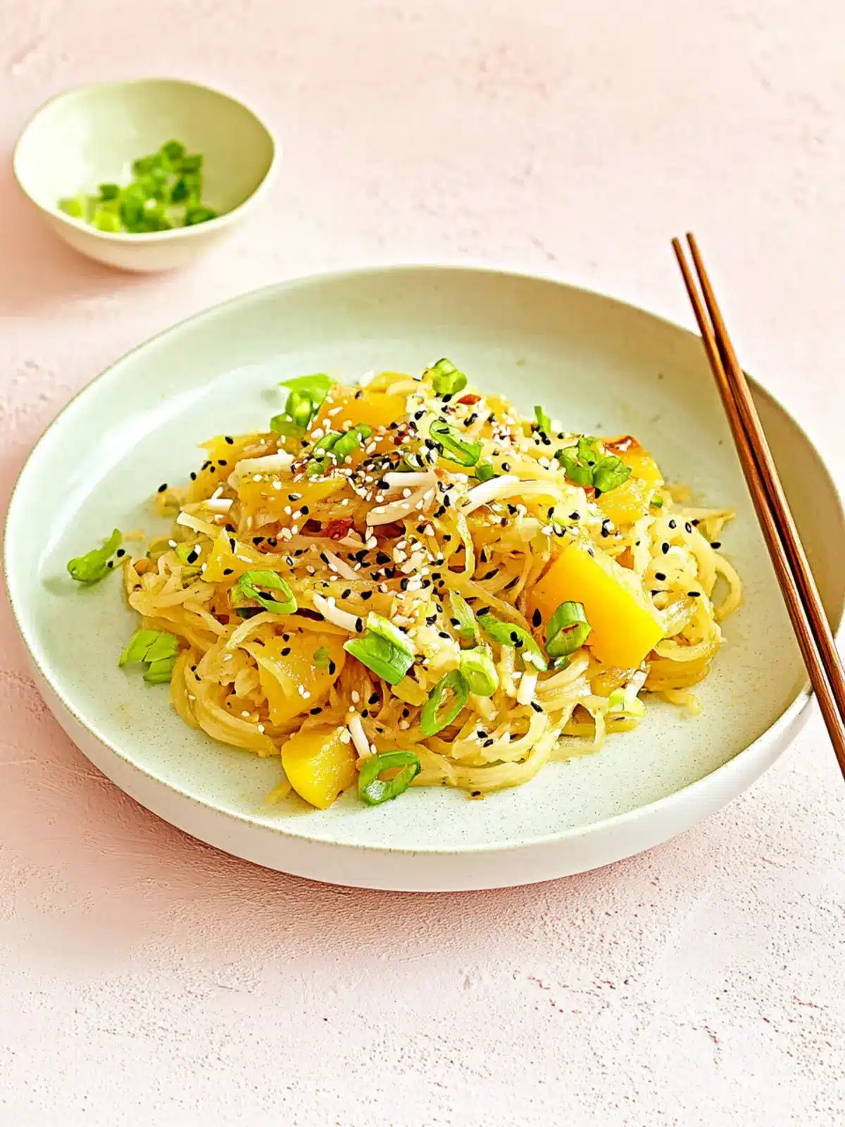 Spaghetti Squash Chow Mein