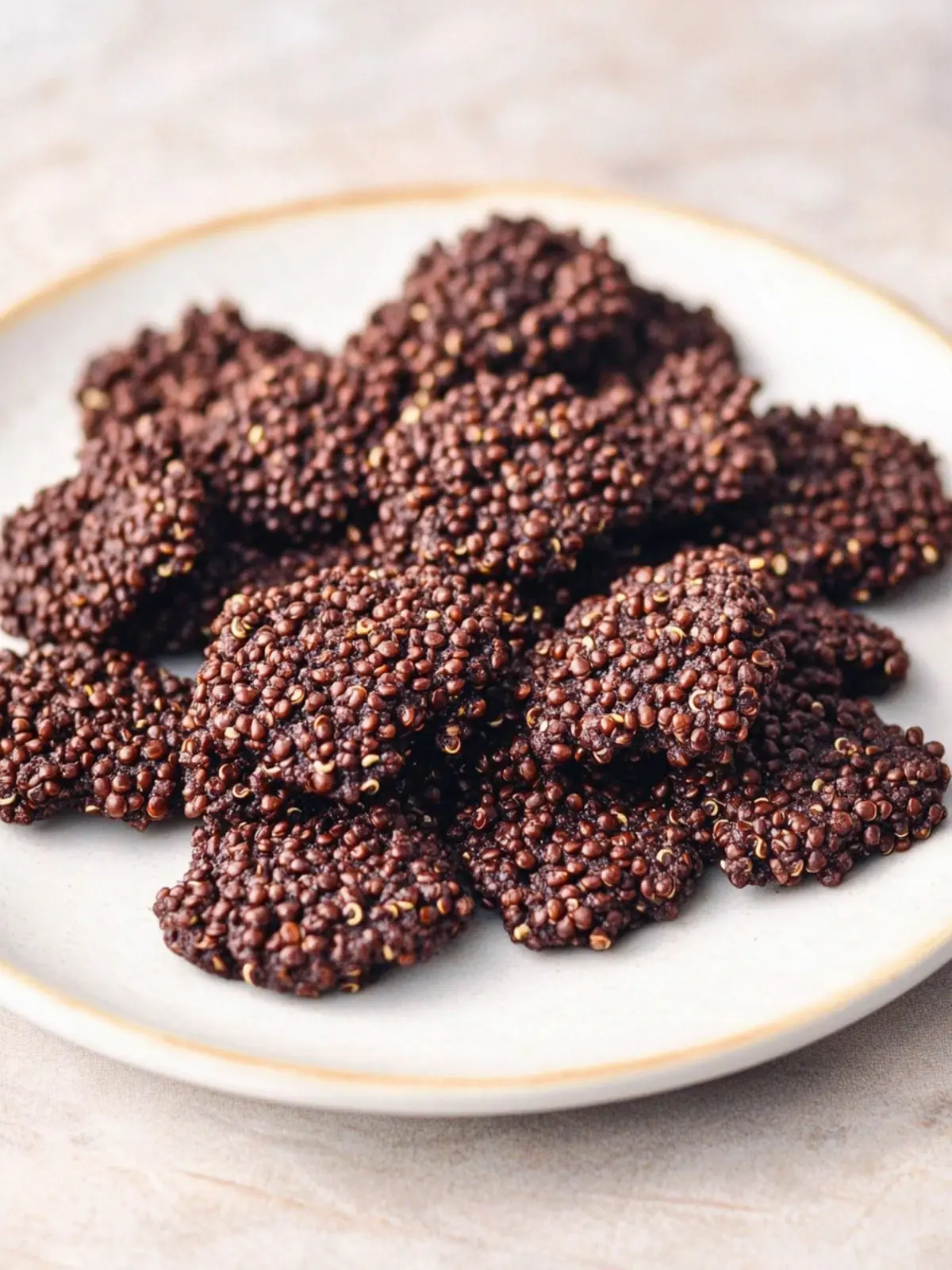 Crispy Quinoa Cacao Cookies