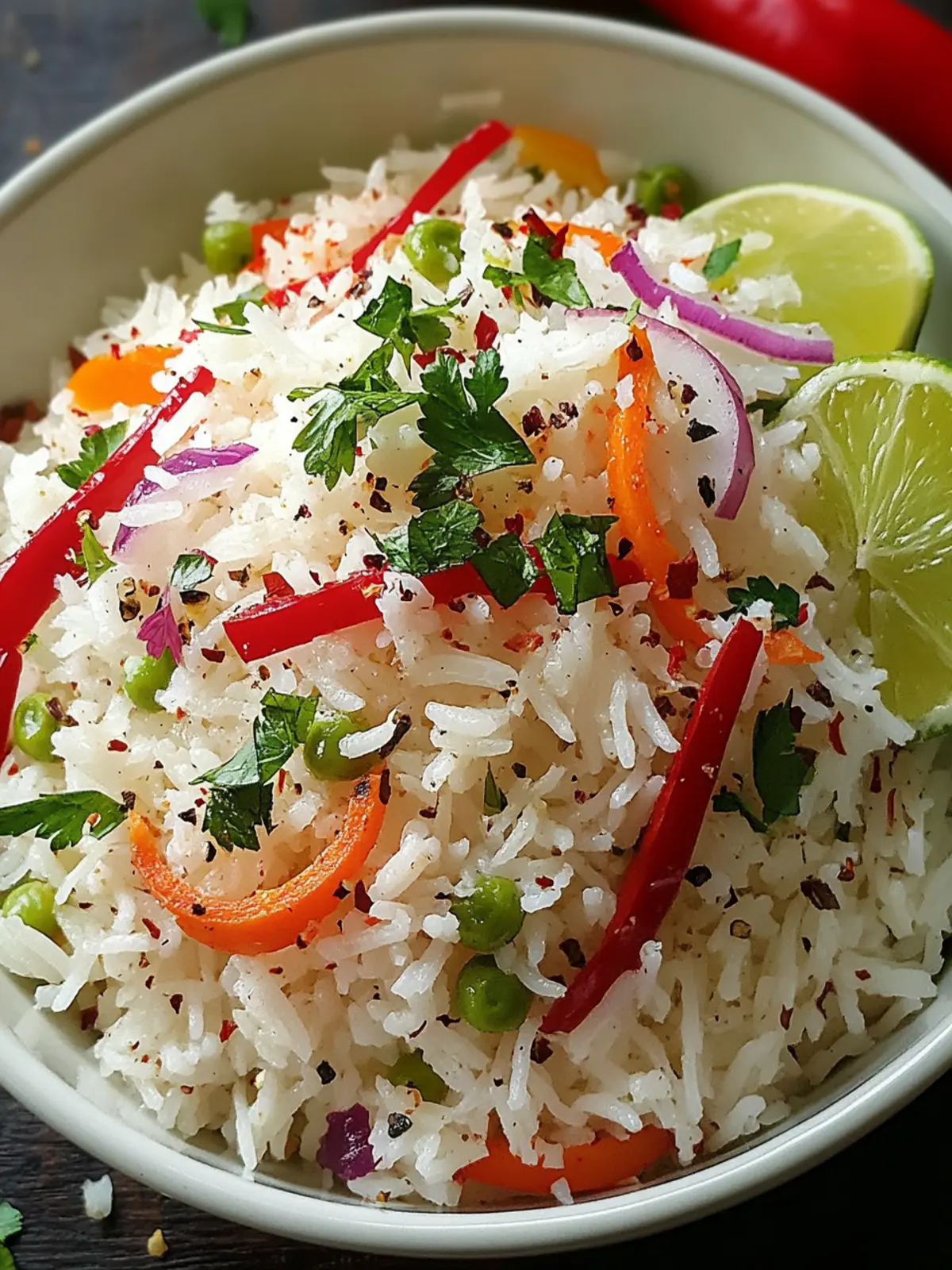 Island Coconut Pepper Rice