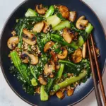 Bok Choy and Mushroom Stir Fry