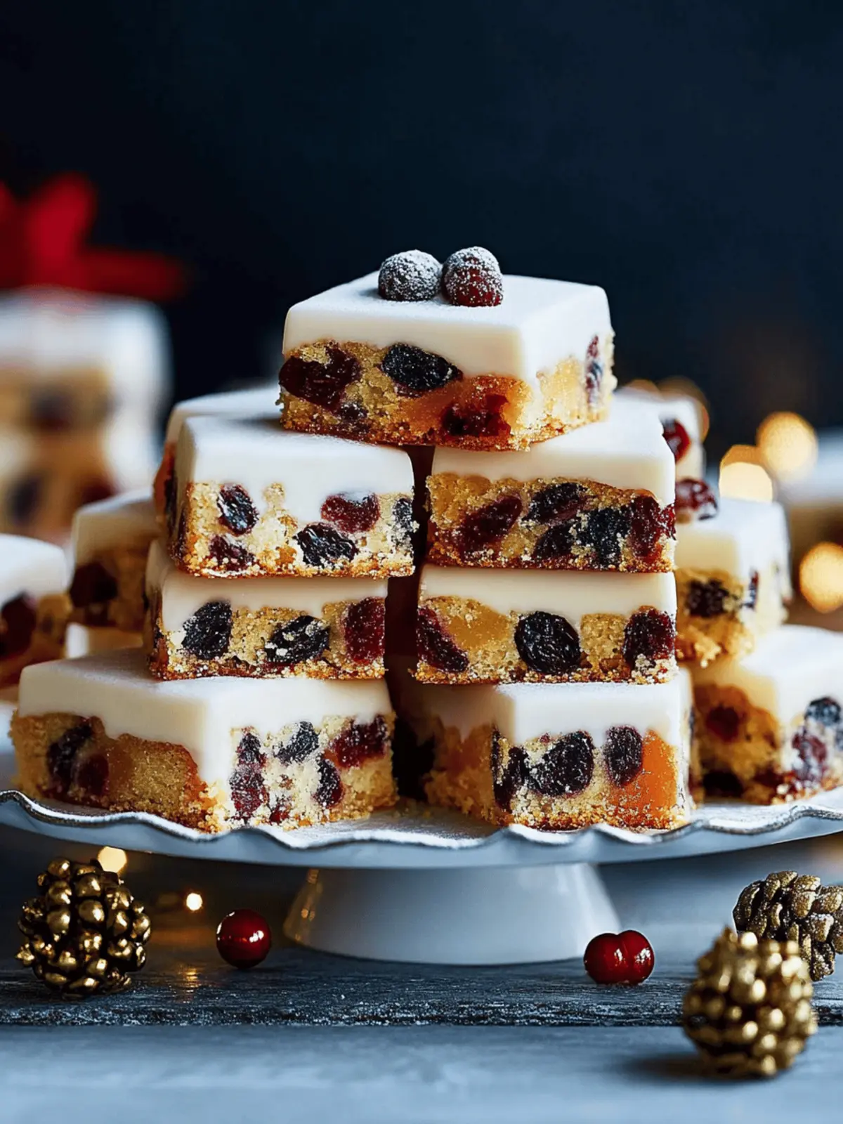 Christmas Fruitcake Traybake