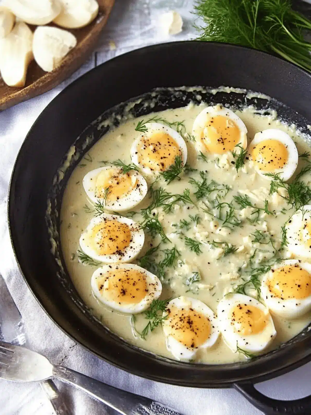 Savor German Eggs in Mustard Sauce for a Cozy Meal Delight 3 German Eggs in Mustard Sauce