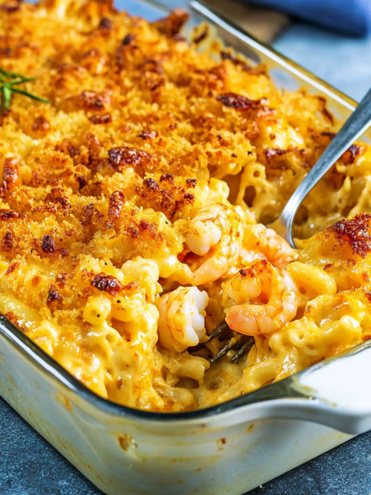 Cajun Shrimp and Crab Mac and Cheese