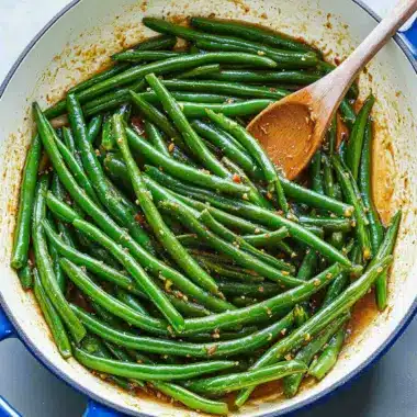 Miso Green Beans