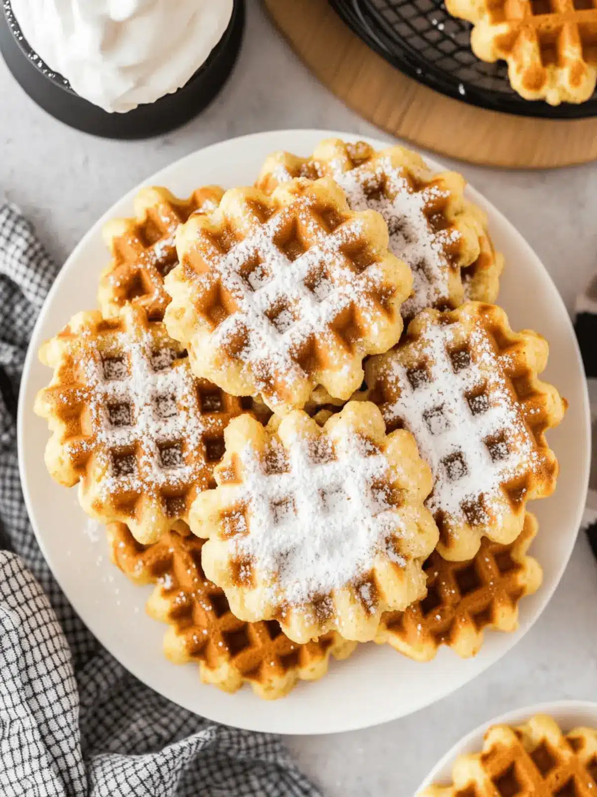 Vanilla Waffle Cookies