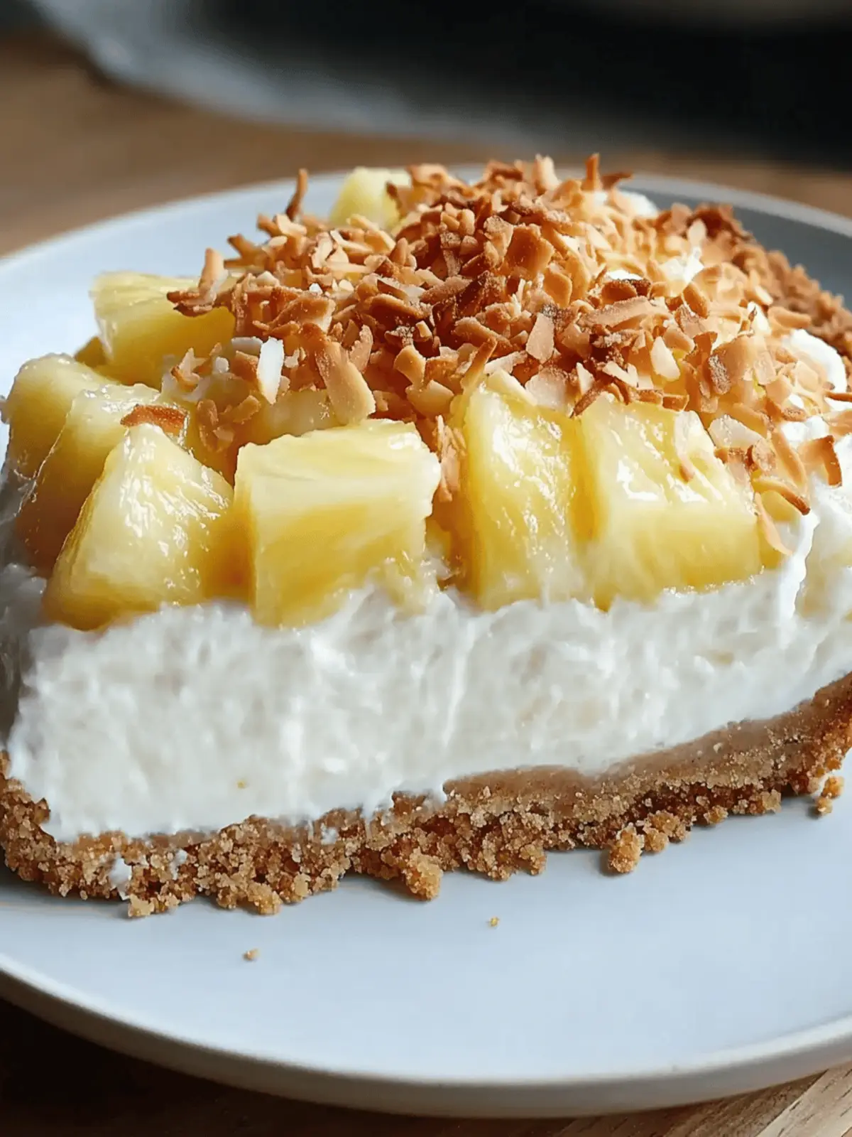 Tropical Coconut Pineapple Cheesecake for a Slice of Paradise 4 Coconut Pineapple Cheesecake