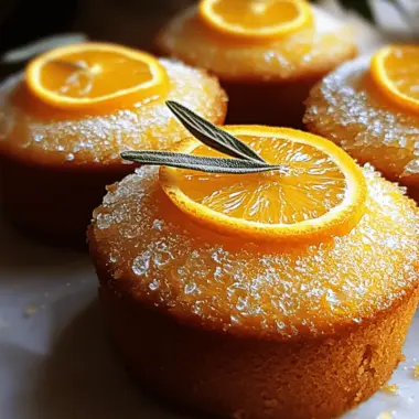 Orange Ginger Honey Cakes