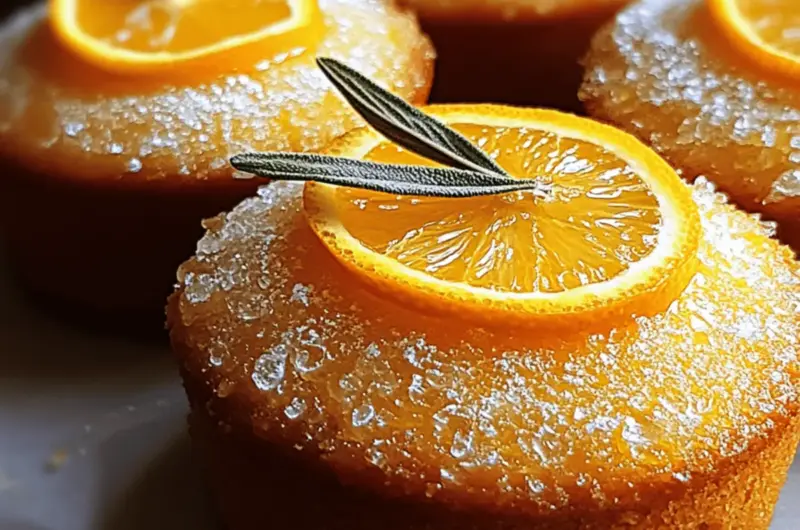 Orange Ginger Honey Cakes