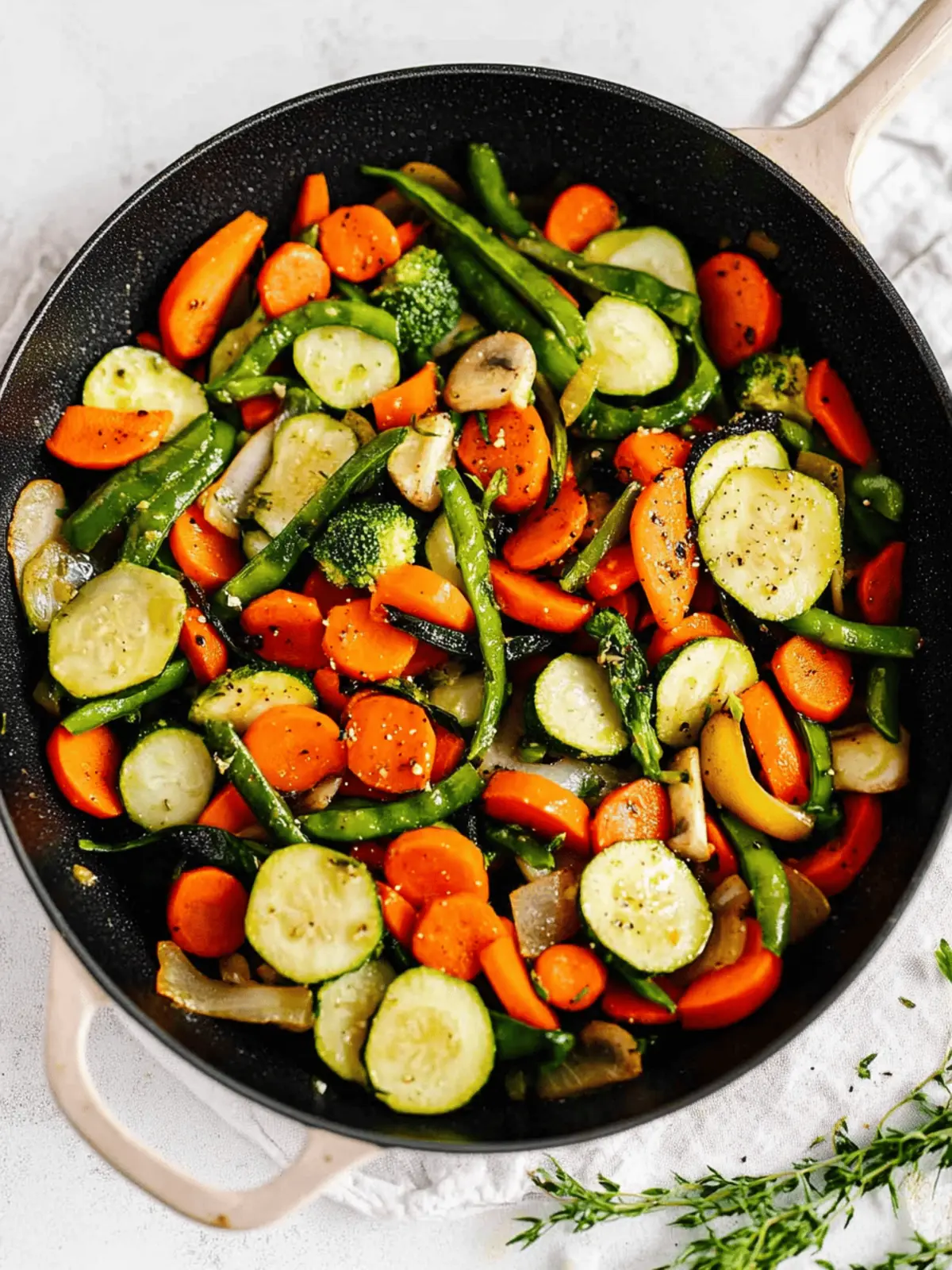 Healthy Sautéed Vegetables