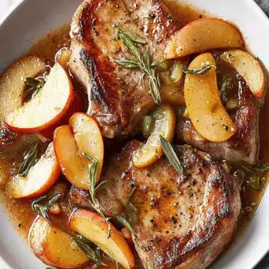 Crock Pot Apple Pork Chops