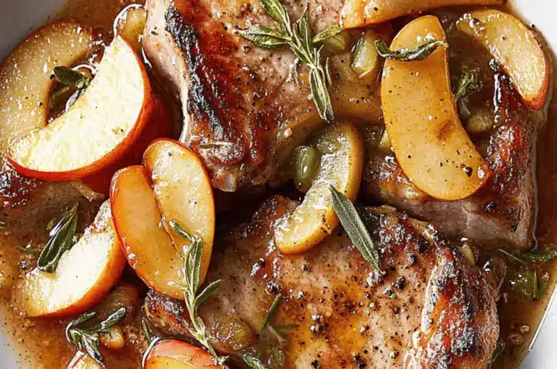 Crock Pot Apple Pork Chops