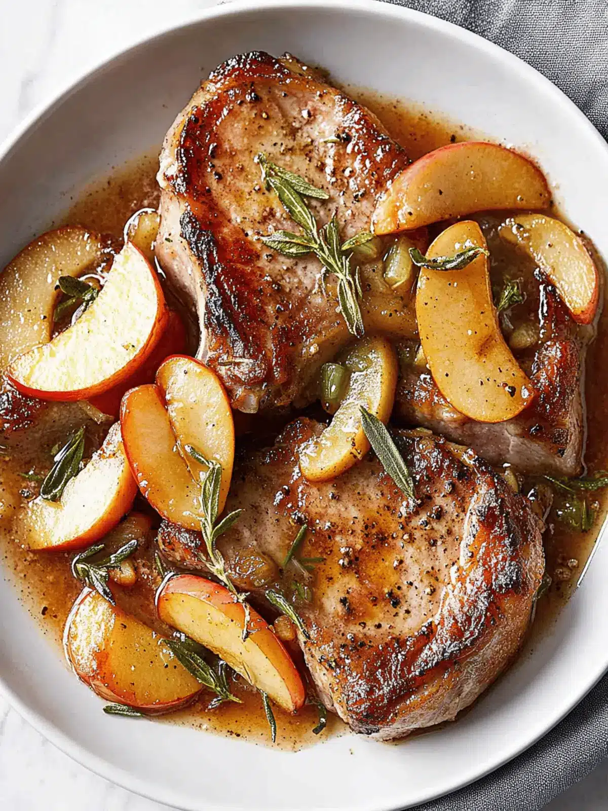 Crock Pot Apple Pork Chops