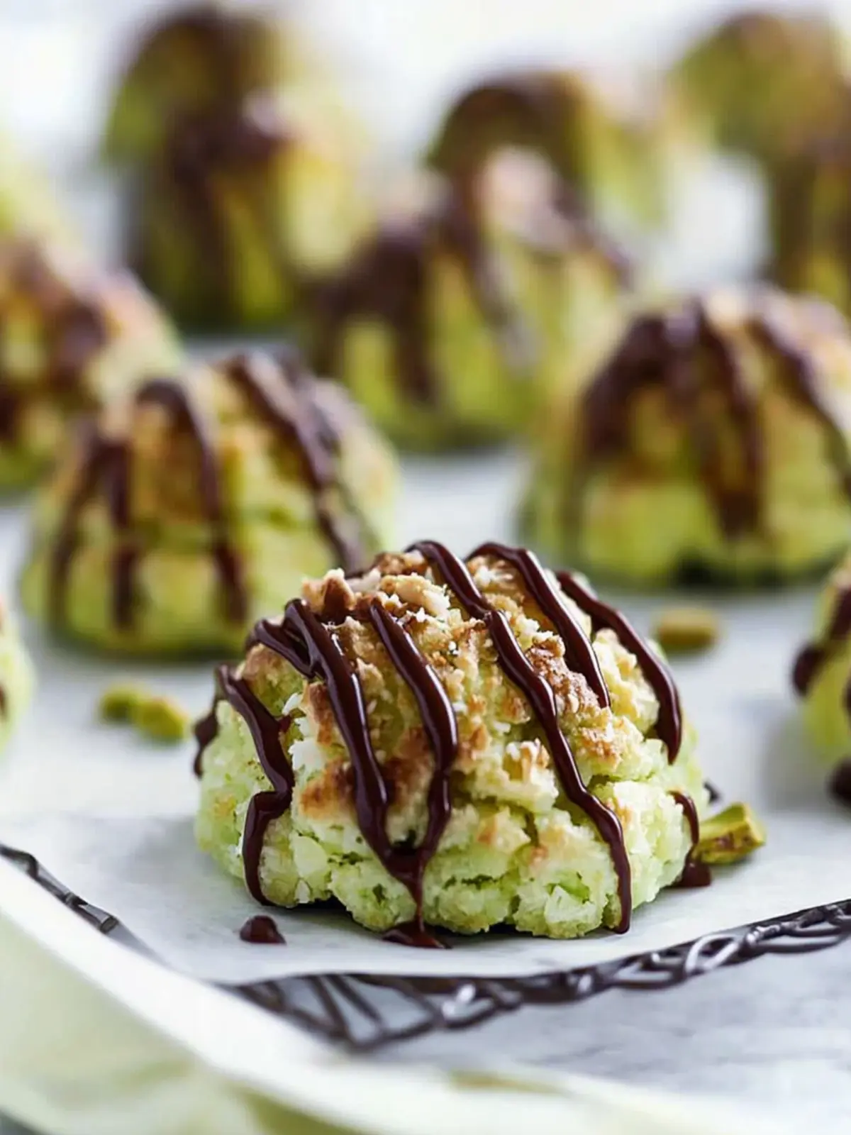 Pistachio Coconut Macaroons