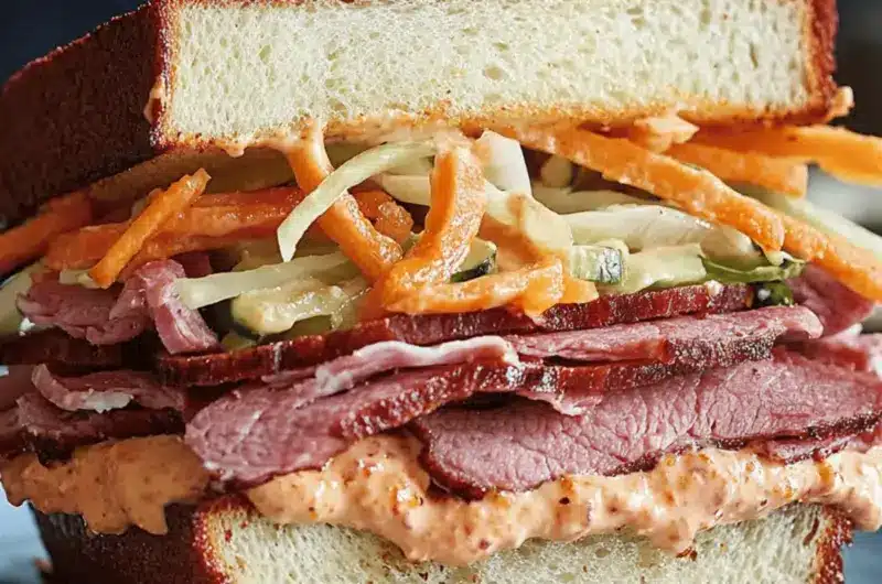 Grilled Hot Pastrami Sandwich