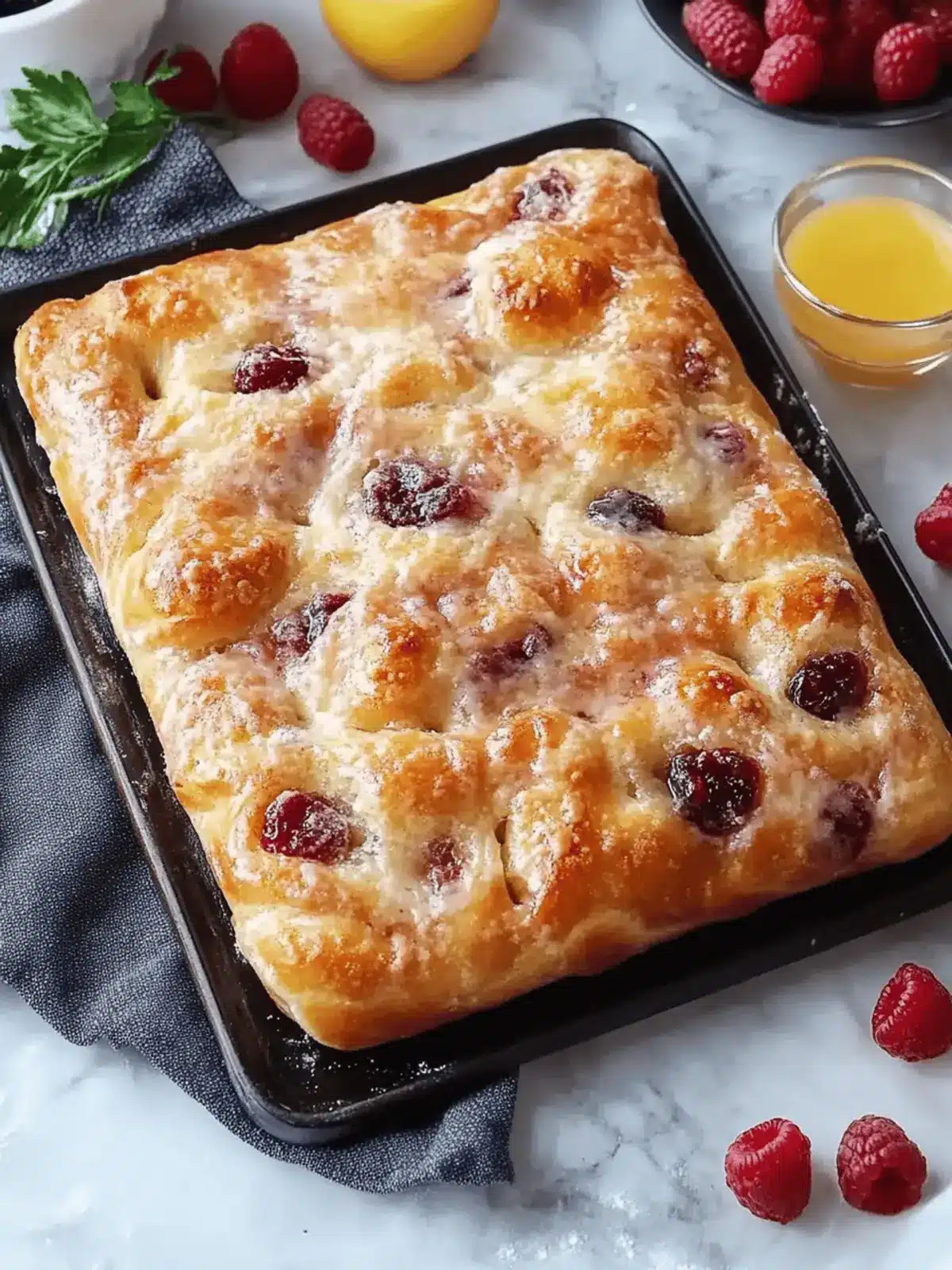 Jam Donut Focaccia