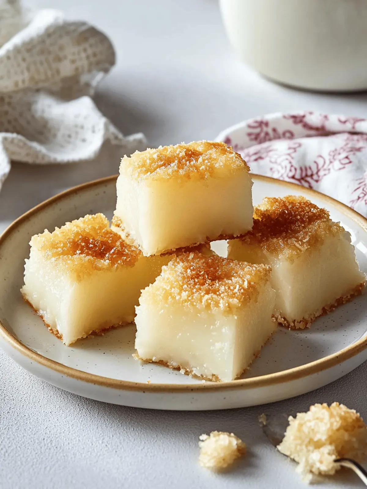 Coconut Mochi Cake