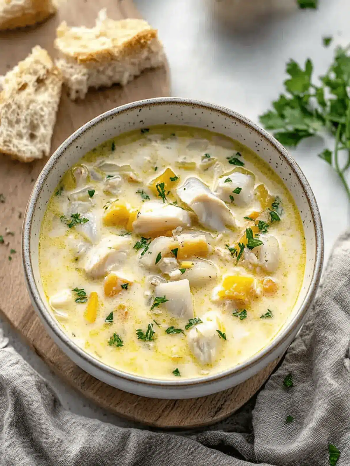 Creamy New England Fish Chowder