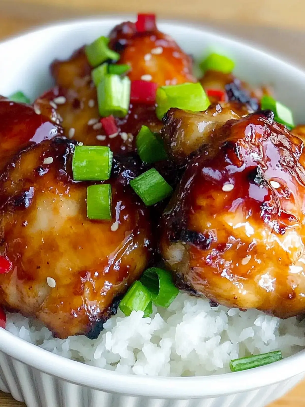Sticky Sweet Chili Chicken Thighs