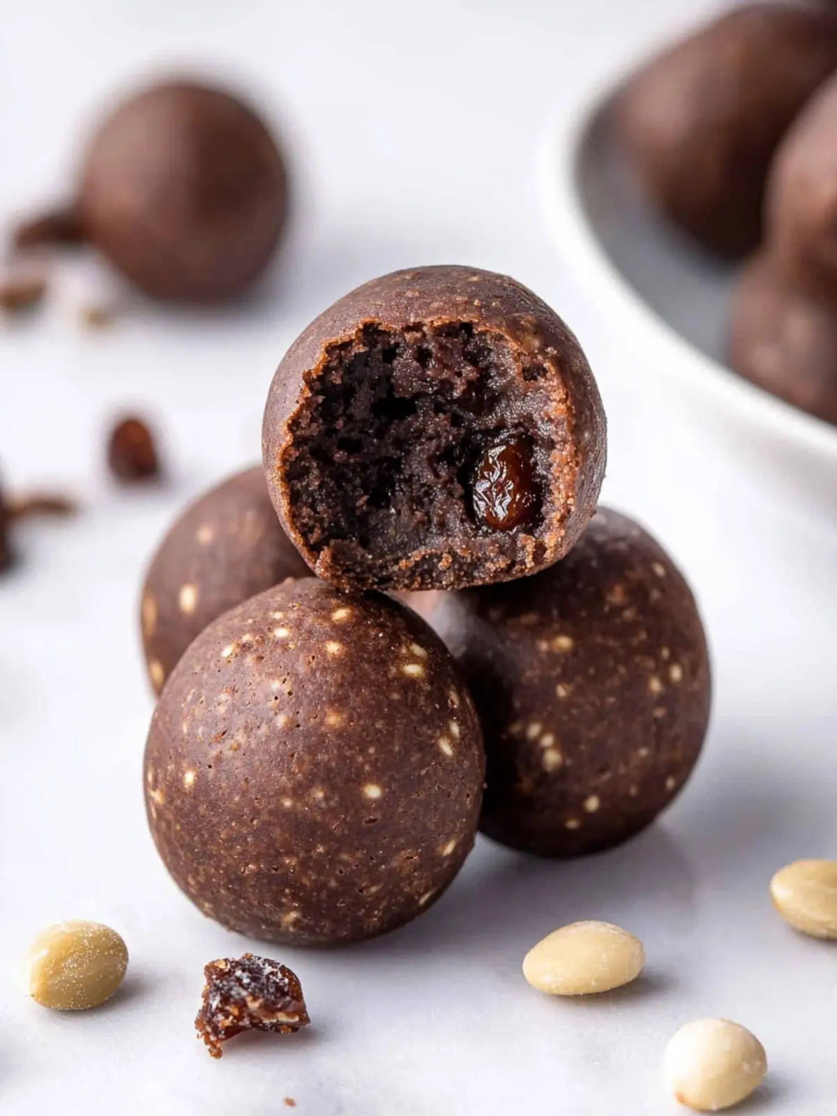 Indulge Guilt-Free with No Bake Date Brownie Bites 2 No Bake Date Brownie Bites