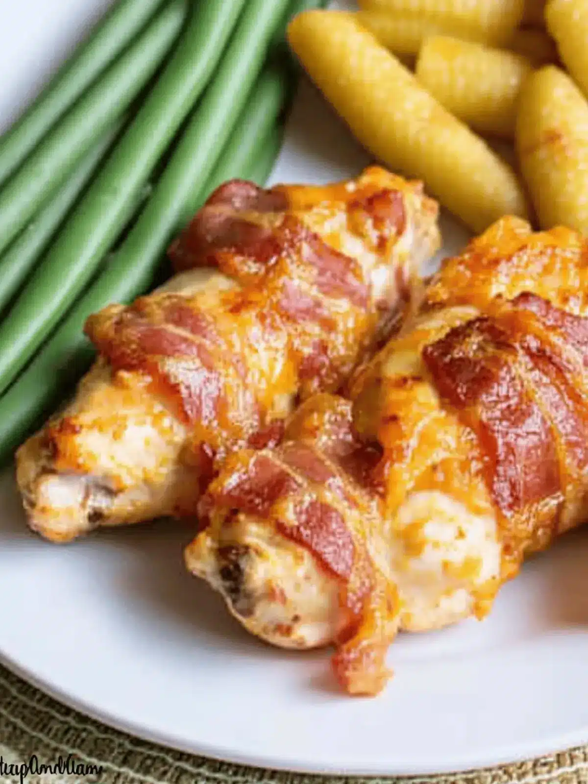 Keto Bacon Wrapped Chicken
