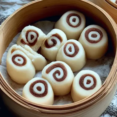 Vegan Spiral Mantou