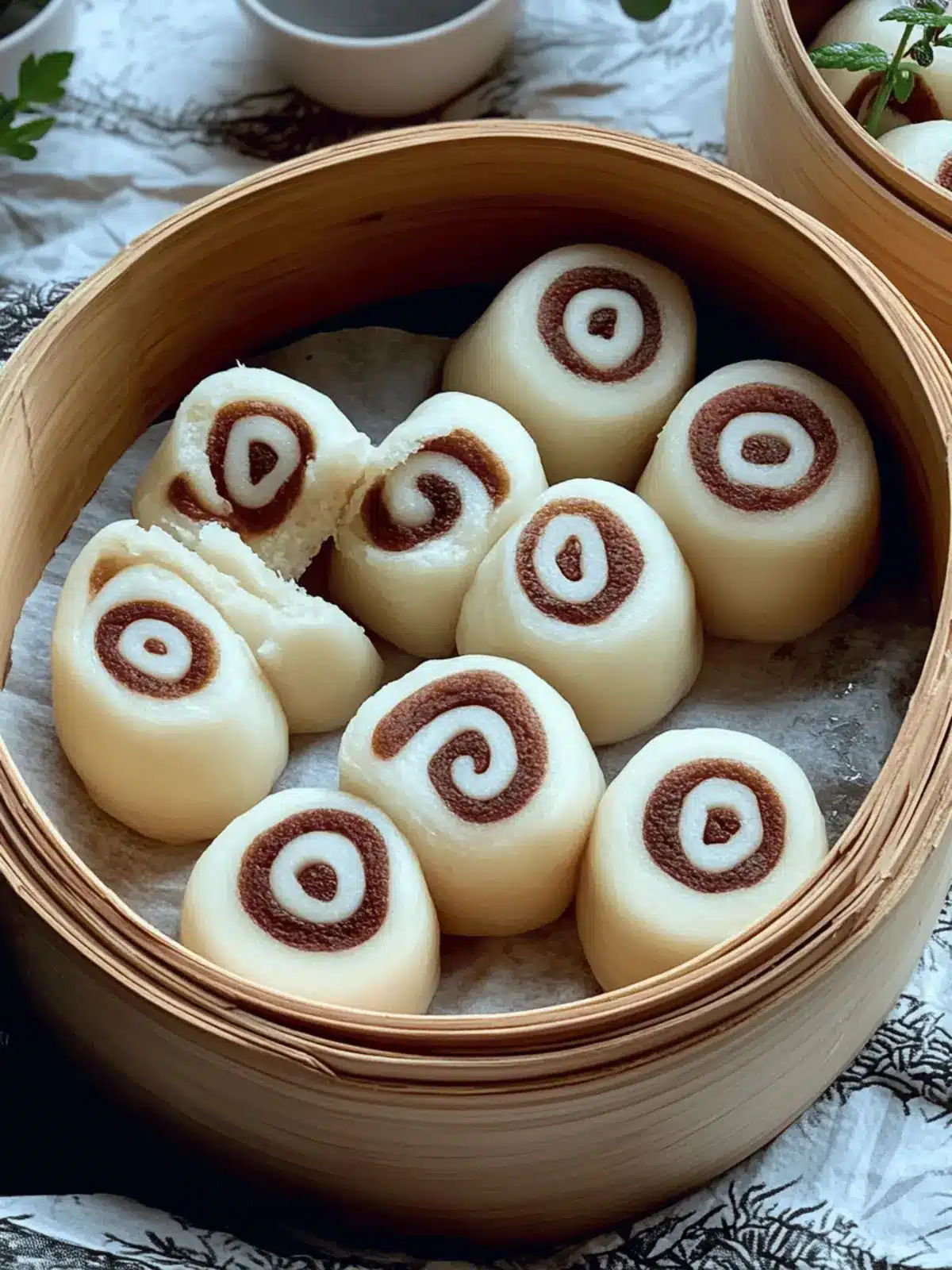 Vegan Spiral Mantou