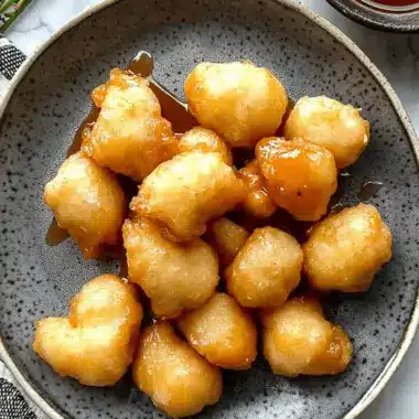 Chinese Chicken Balls With Sweet And Sour Sauce