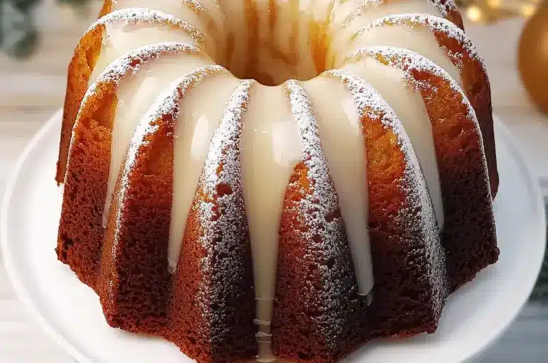 Christmas Eggnog Bundt Cake