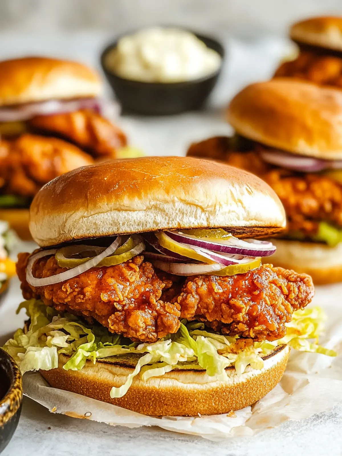 Nashville Hot Chicken Sandwiches