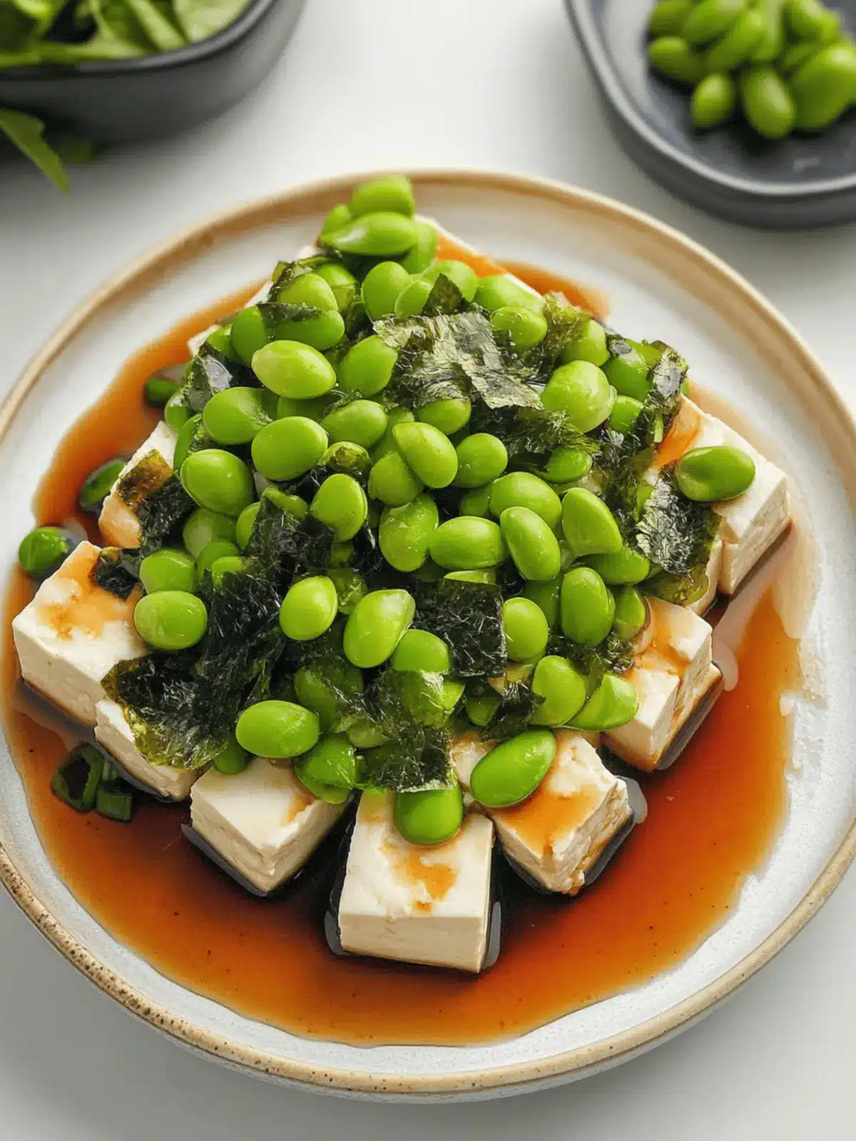 Japanese Cold Tofu Salad