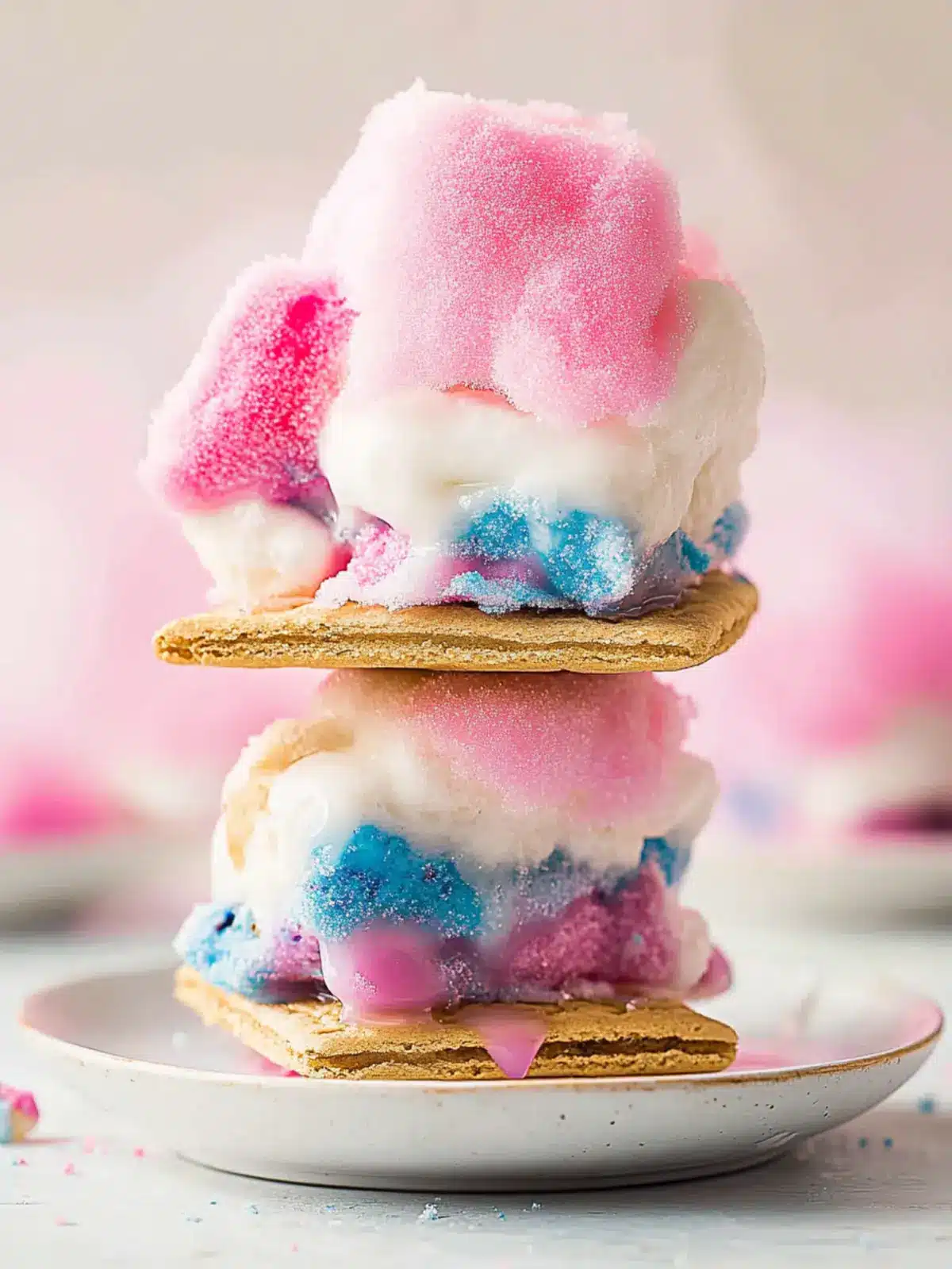 Cotton Candy S’mores