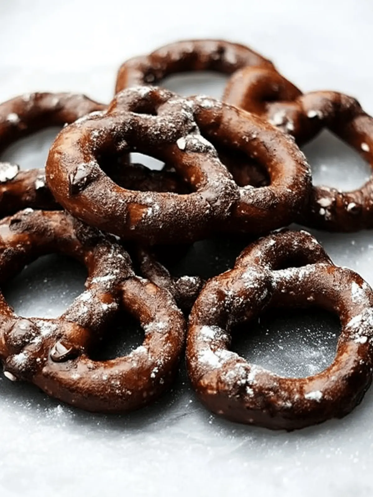Double Chocolate Chip Soft Pretzels