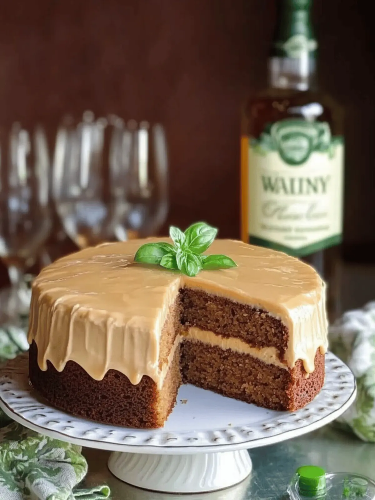 Decadent Irish Whiskey Cake: A Slice of Happiness 2 Irish Whiskey Cake