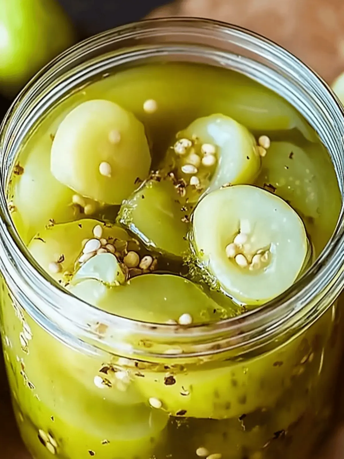 Tangy Pickled Green Tomatoes for a Homemade Flavor Boost 2 Pickled Green Tomatoes