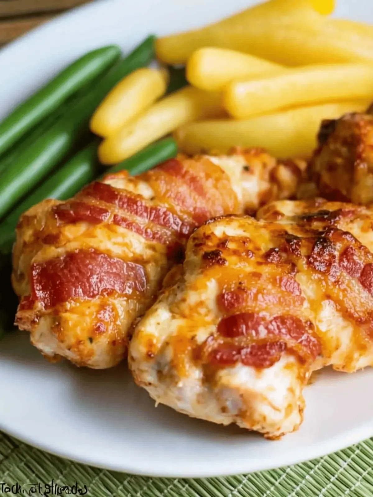 Keto Bacon Wrapped Chicken