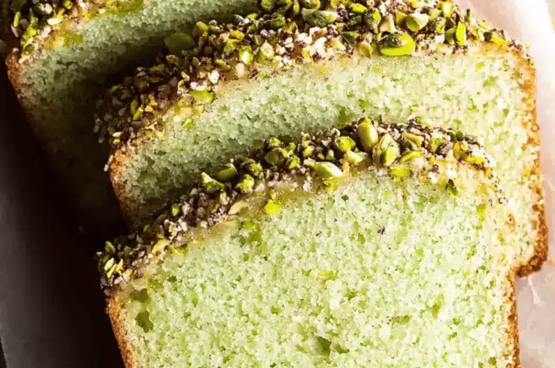 Pistachio Pudding Bread