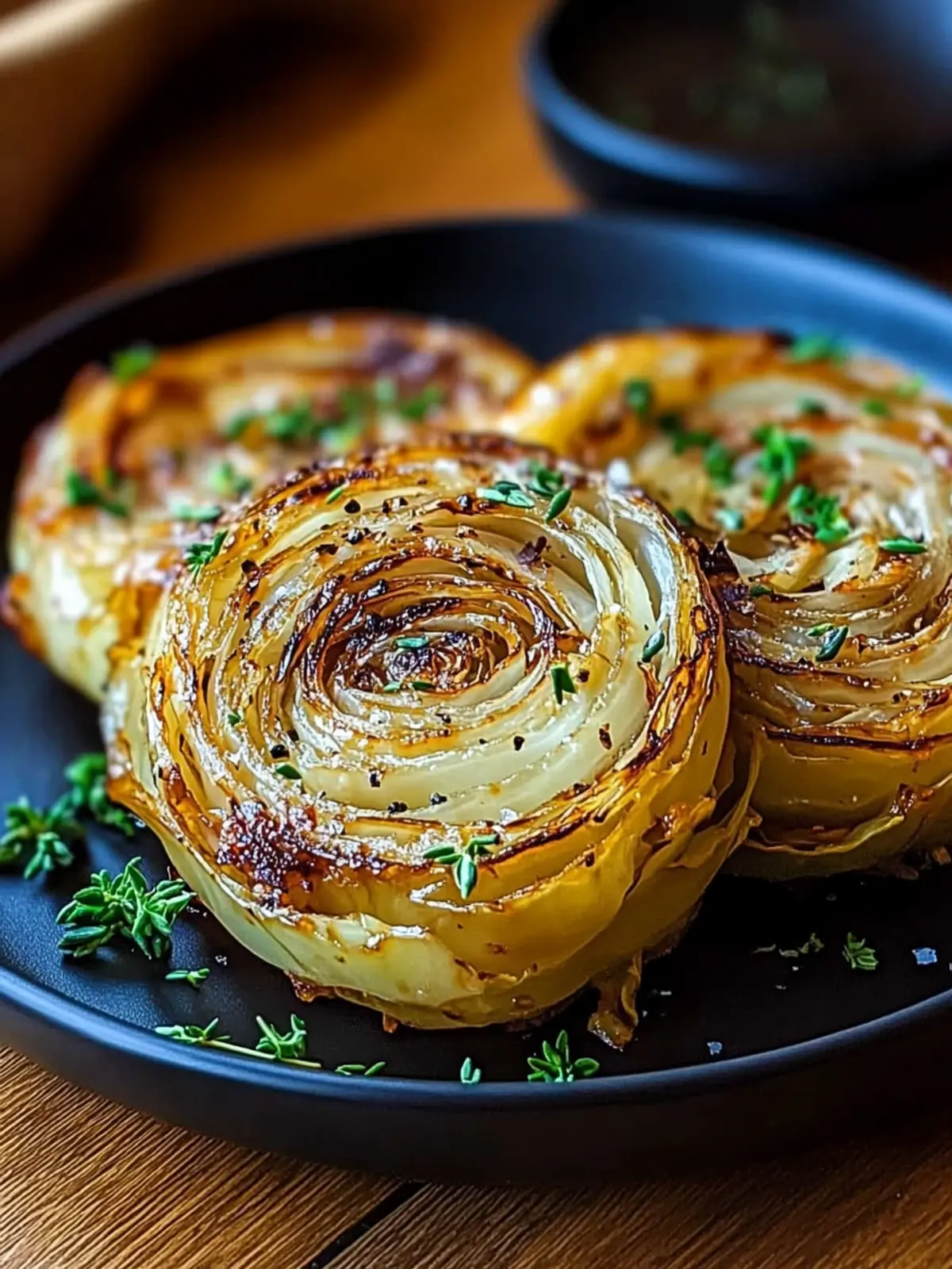 Oven Roasted Garlic Cabbage Steaks