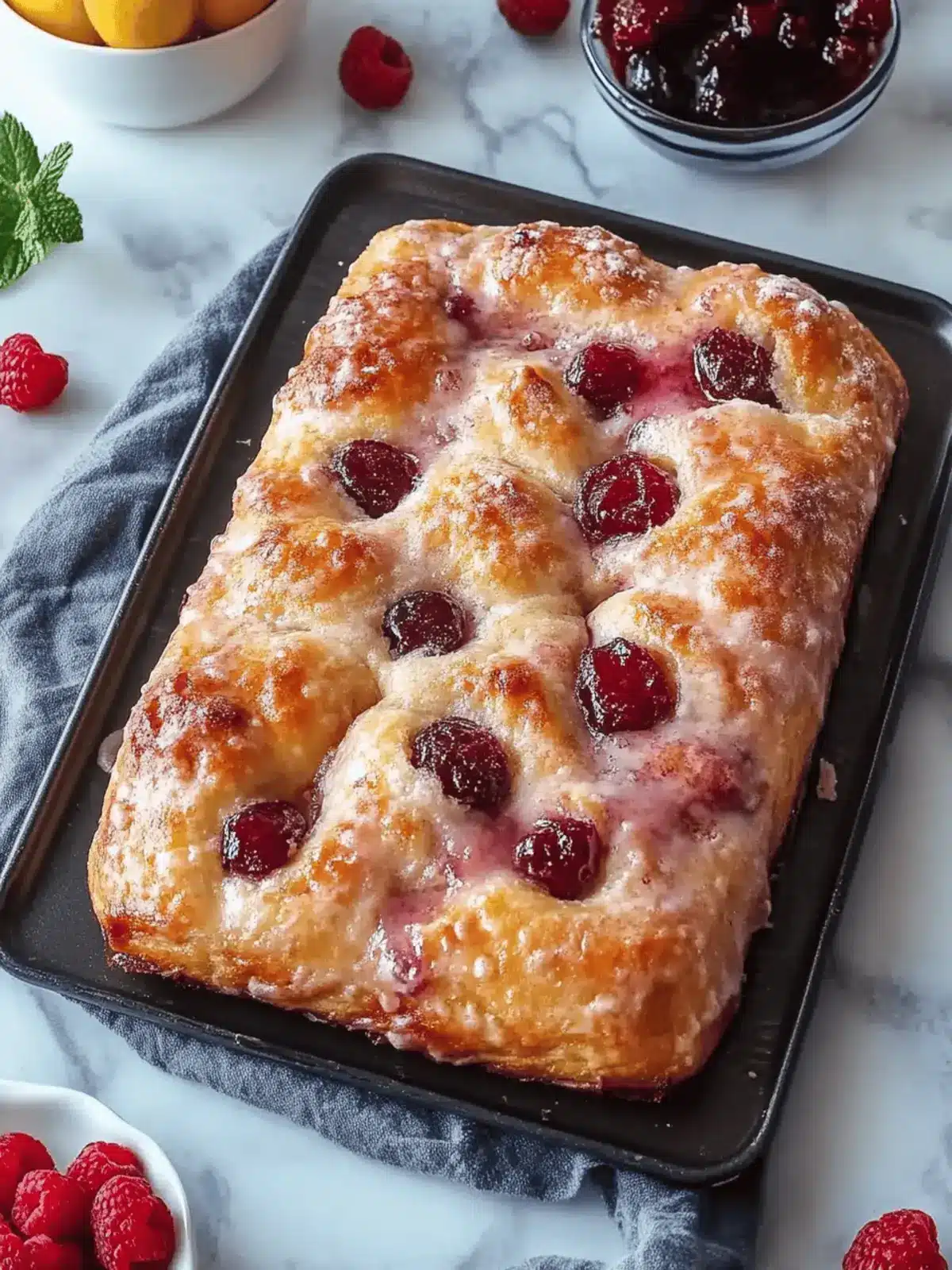 Jam Donut Focaccia