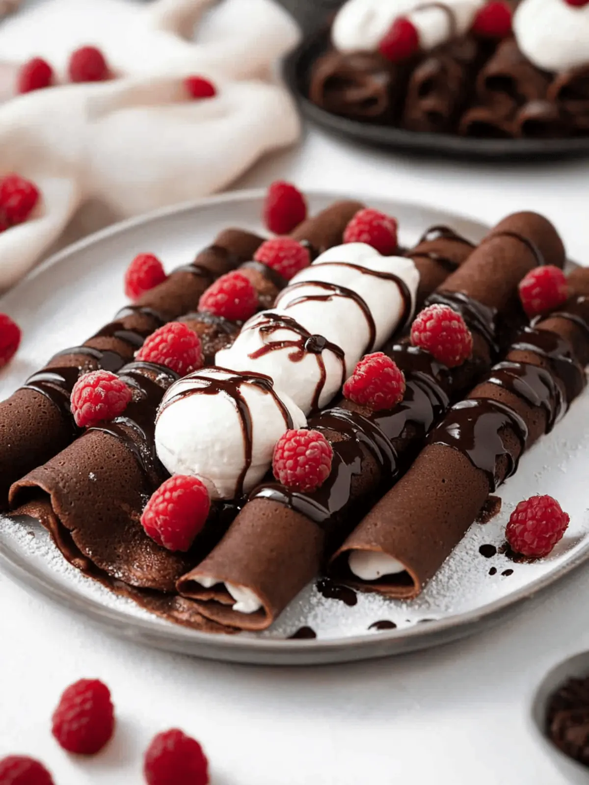 Chocolate Crepes