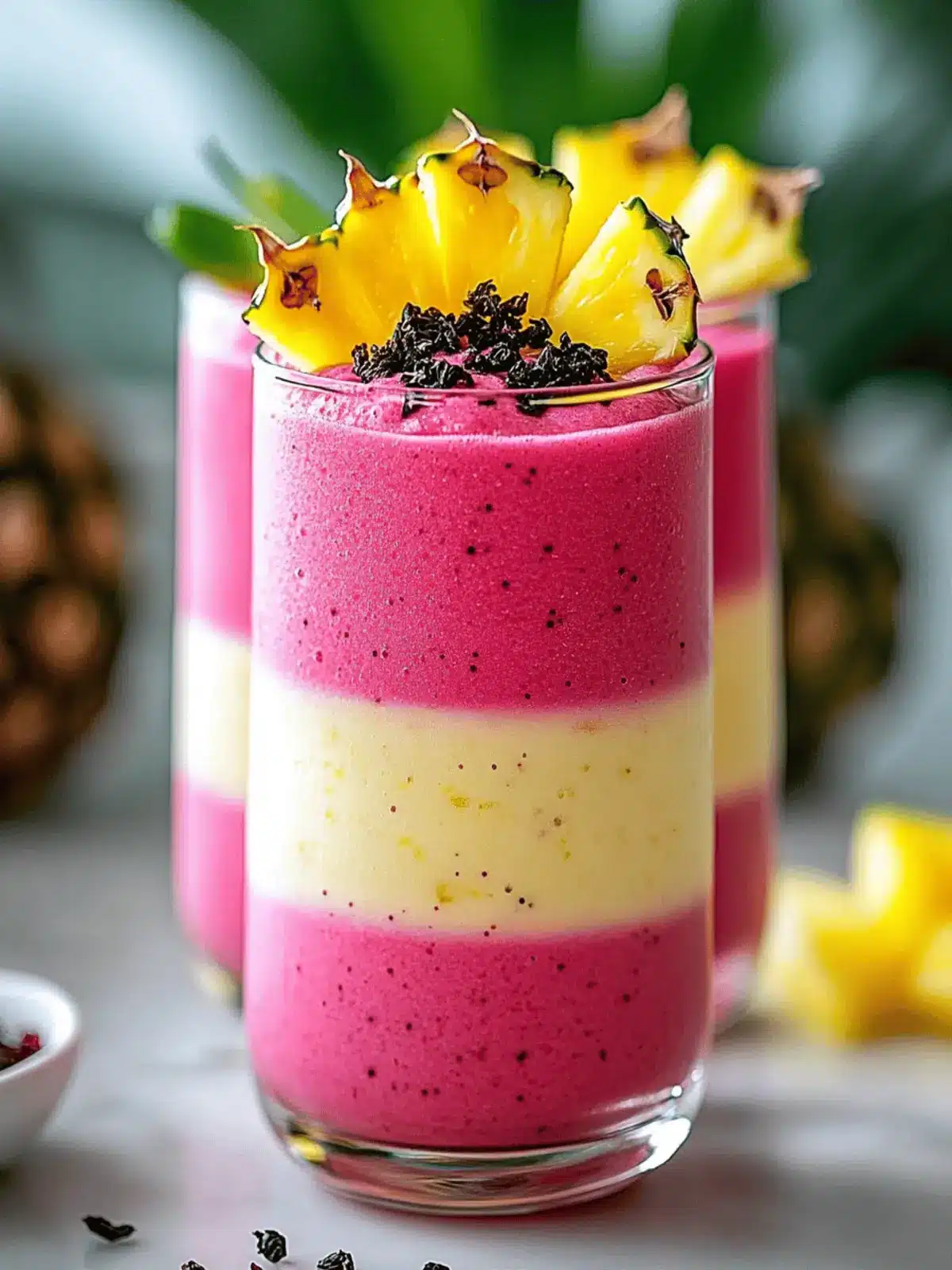Delicious Hibiscus Tea Pineapple Smoothie to Refresh Your Day 5 Hibiscus Tea Pineapple Smoothie