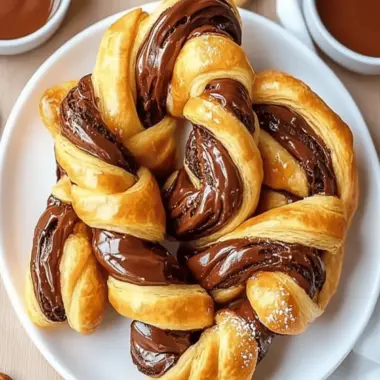 Nutella Puff Pastry Twists