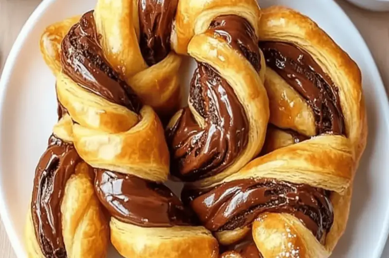 Nutella Puff Pastry Twists