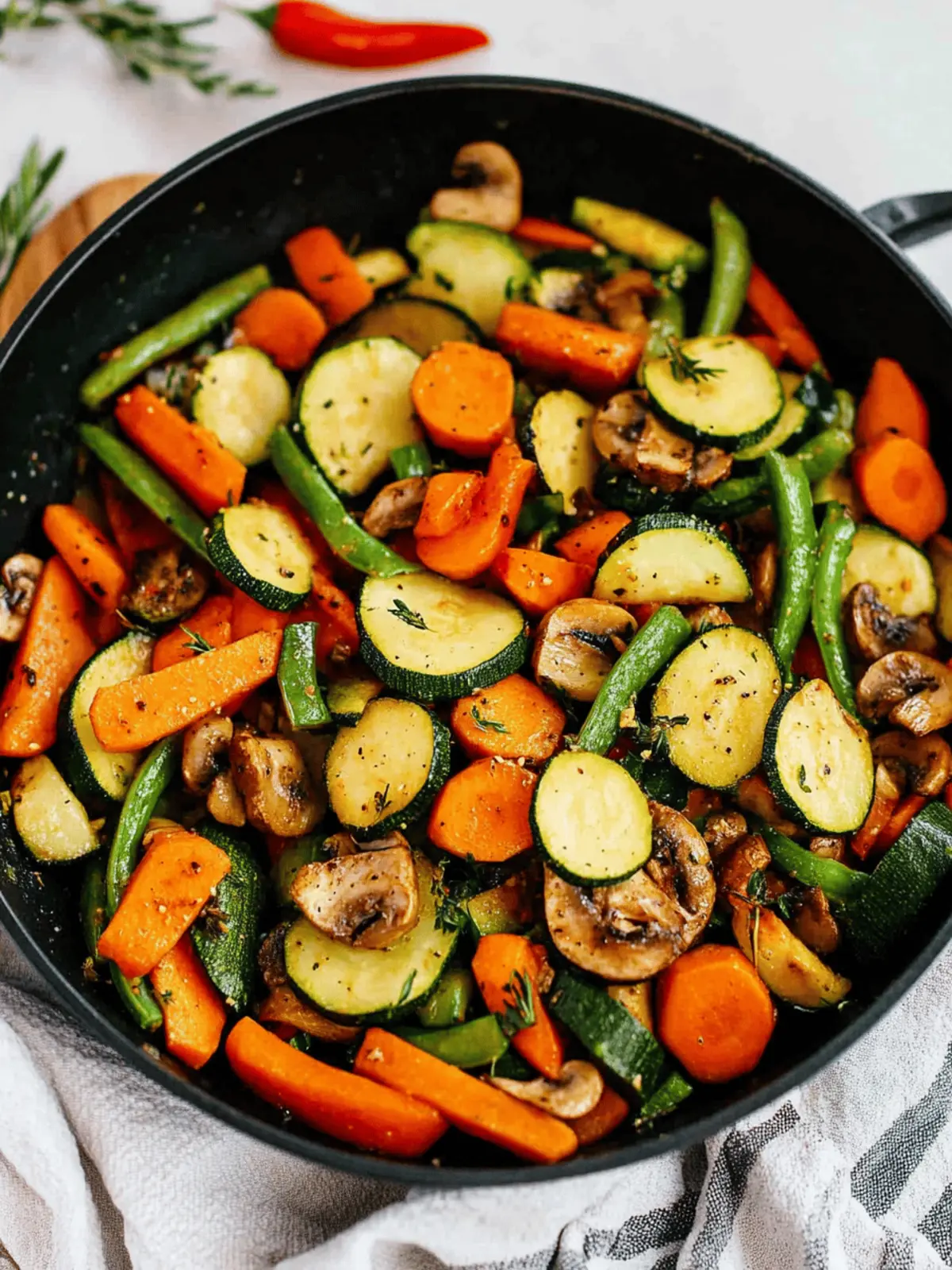 Healthy Sautéed Vegetables