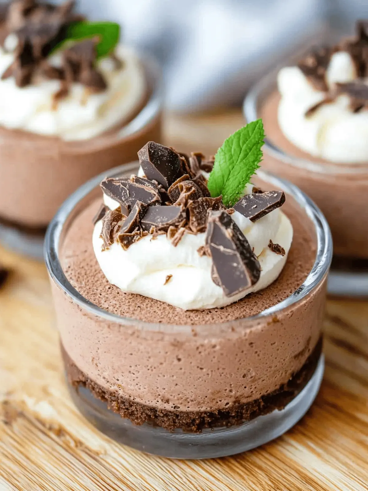 Chocolate Hazelnut Mascarpone Cups