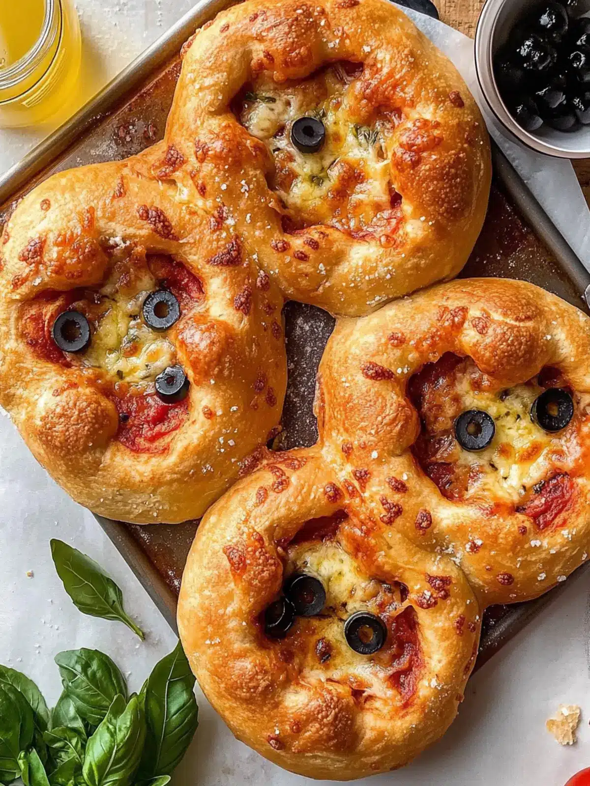 Gluten Free Stuffed Crust Pizza Buns