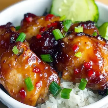 Sticky Sweet Chili Chicken Thighs