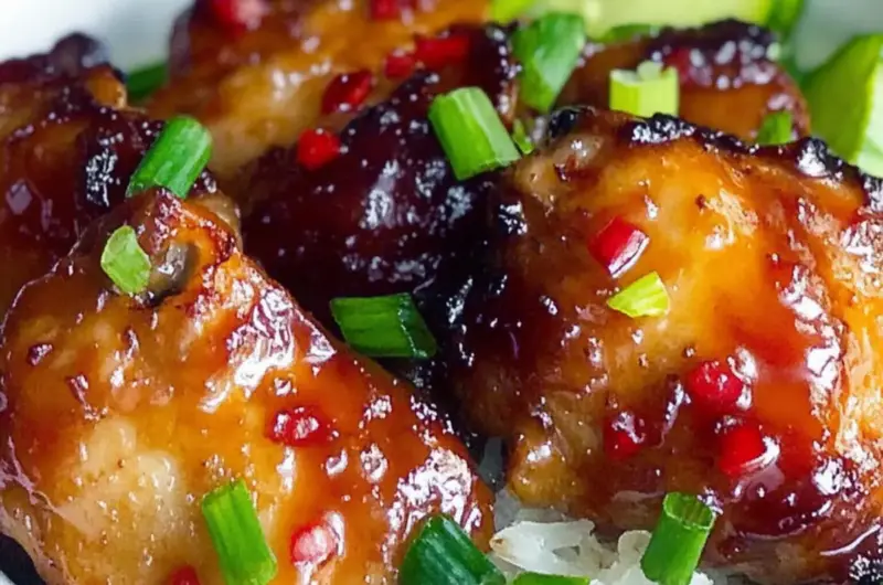 Sticky Sweet Chili Chicken Thighs